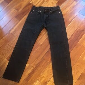 Levi’s 505 black jeans 29w 30